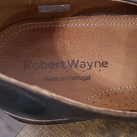 Robert Wayne Dark Brown Distressed Leather SHAWN Loafers size 12D